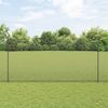 vidaXL Zaun mit Pfosten Grau 3336609 Bild 1