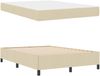 vidaXL Boxspringbett Creme 160 x 200 cm Stoff 3398876 Bild 5