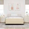vidaXL Boxspringbett Creme 160 x 200 cm Stoff 3398876 Bild 3
