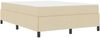 vidaXL Boxspringbett Creme 160 x 200 cm Stoff 3398876 Bild 4