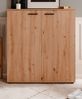 Schuhschrank Logu in Eiche Artisan 100 x 110 cm Bild 3