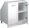 Dachschrägenschrank Rion Weiß Hochglanz 80x81.6 cm mit 2 Türen, Schrankkorpus 60 cm Tiefe Vicco Bild 4