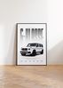 Geländewagen Poster Weiß · Geschenkidee · Luxus SUV Wandbild · Deko Print ohne Rahmen - 21x30cm Bild 4