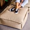 icon Sitzsack Fußhocker für den Innen- und Außenbereich "Vita", mit Füllung, Made in Germany, Sitzhocker, Fußstütze, Sitzpouf, wetterfest Bild 3
