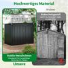 Mülltonnenbox für 2 Mülltonnen Müllbox aus Verzinktem Metall Müllhaus mit 2 Türen Bild 4