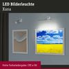 Paulmann 95577 LED Bilderleuchte Xana Alu gebürstet 2700K Komplettset Bild 4