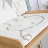 roba Wickelauflage 'miffy®' 85 x 75 cm - PU beschichtet & 100% phthalatfrei - Weiß / Grau Bild 2