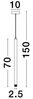 Nova Luce 9287919 TRIMLE LED Pendelleuchte 70cm 3000K Gold Bild 4