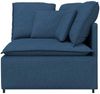 vidaXL Modulares Sofa Eckmodul mit Kissen Blau 100 cm 4104454 Bild 3