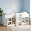 vidaXL Hochbett für Kinder 2 pcs Weiß 98,5 x 200 cm Holzwerkstoff 3422563 Bild 3