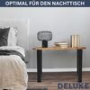 Tischbeine Metall CERMO Schwarz 43x30cm HxB 2er Set inkl. Schrauben + Bodenschoner Tischgestell Tischkufen 2 Stück Tischbein für Holztisch Couchtisch Nachttisch Sitzbank Bild 5