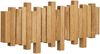 Garderobenleiste >Caltra< in Eiche, Massivholz - 40x18x3cm (BxHxT) Bild 3