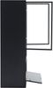 MODFU Vitrine mit LED-Beleuchtung, 16 Farben (Glasvitrine, Standvitrine, Hochschrank, 1-St, 3 Türen) mit Glastüren und Klapptür Bild 5