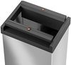 Hailo 'Big-Box Swing XL' Standmülleimer mit selbstschließendem Schwingdeckel, Stahlblech, 52 Liter, Schwarz Bild 2