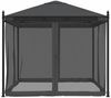 vidaXL Pavillon mit Netzwänden Anthrazit 2,93x2,93 m Stahl 368435 Bild 4