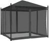 vidaXL Pavillon mit Netzwänden Anthrazit 2,93x2,93 m Stahl 368435 Bild 5