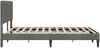 vidaXL Bettrahmen mit Kopfteil Dunkelgrau 120 x 200 cm Samt 42027656 Bild 5