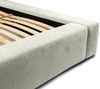 Polsterbett Doppelbett GROVE Komplettset 180x200cm in Stoff Ditra Creme Bild 5