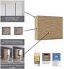 rauch Schwebetürenschrank Kleiderschrank Drehtürenschrank Schrank Garderobe KRONACH (in 3 Ausstattungen BASIC/CLASSIC/PREMIUM, Breiten 131/175/218/261 cm) optional ohne, mit 1 oder 2 Spiegel, viel Stauraum MADE IN GERMANY Bild 4