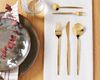 30-teiliges Besteckset RIGATONI Gold Bild 3