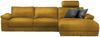 KAWOLA Sofa LOLA Ecksofa XL Stoff curry mit motorischer Relaxfunktion Recamiere rechts 84 x 178 x 304 cm Bild 3