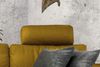 KAWOLA Sofa LOLA Ecksofa XL Stoff curry mit motorischer Relaxfunktion Recamiere rechts 84 x 178 x 304 cm Bild 5