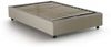 Dmora Alvise Doppelbett, Bettkasten mit Stoffbezug, 100 % Made in Italy, Öffnung vorne, inklusive Matratze 120 x 190 cm, Beige Bild 5