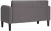 Zweisitzer-Sofa, Moderne Sofa Grau 110 cm Kunstleder Bild 5