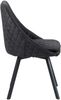 Essstuhl Esszimmerstuhl Designstühle PU Lederbezug in Antik Optik Küchenstuhl Schwarz 2 St. Bild 3