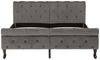 vidaXL Bettgestell Grau Samt 140 x 200 cm 288560 Bild 3