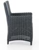 CLP Polyrattan Gartenstuhl Fontana 5mm,schwarz eisengrau Bild 5