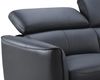 Vente-unique - Ecksofa - Ecke links - Büffelleder - Schwarz - SALVI Bild 4