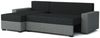 Ecksofa Schlafsofa Sofa AGNETA Stoff Lincoln Dunkelgrau Ottomane Links Bild 3