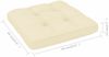 Palettensofa-Kissen Creme 60 x 60 x 12 cm Bild 4