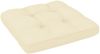 Palettensofa-Kissen Creme 60 x 60 x 12 cm Bild 5