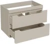 Vente-unique - ARUBA Waschbeckenmöbel Holz, Platte Beige - B 46 cm x H 59 cm x L 80 cm Bild 4