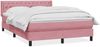 vidaXL Boxspringbett mit Matratze Rosa 160x210 cm Samt 3318374 Bild 2