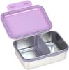 LÄSSIG Lunchbox Little Gang, Heart lilac, Edelstahl, Polyprophylen (PP), Silikon, (1-tlg) Bild 3