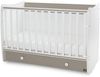 Lorelli Babybett Dream 70 x 140 cm umbaubar Kinderbett Schaukelbett Schreibtisch dunkelbraun weiß Bild 2