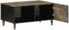 vidaXL Couchtisch Hellgrau 80x50x40 cm Massivholz Mango 4017796 Bild 3