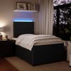 vidaXL Boxspringbett mit Matratze Schwarz 120x200 cm Samt 3294618 Bild 4