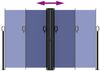 vidaXL Seitenmarkise Ausziehbar Blau 160x1000 cm 4004731 Bild 5