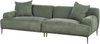 3-Sitzer Sofa Stoff grün mit Kissen MATILA Bild 4