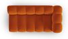Micadoni Modulares Sofa Lupine 3-Sitzer Rechts Samtstoff Salvador Terrakotta Bild 4