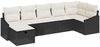 vidaXL Sofa Set mit Kissen 7 pcs Poly-Rattan 3360628 Bild 2