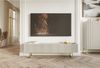 Selsey Veldio - TV-Schrank, Graubeige Taupe mit goldenem Metallgestell, 175 cm Bild 2