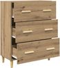 vidaXL Sideboard, Holzwerkstoff Artisan-Eiche, 34 x 69.5 x 90 cm Bild 5