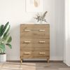 vidaXL Sideboard, Holzwerkstoff Artisan-Eiche, 34 x 69.5 x 90 cm Bild 4