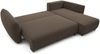 Selsey 'Zordo' - L-Form Eckschlafsofa mit zwei Bettkästen, brauner Chenille rechts Bild 3