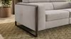 Sofanella 3-Sitzer MANZANO Stoffsofa Designersofa Couch in Hellgrau Bild 4